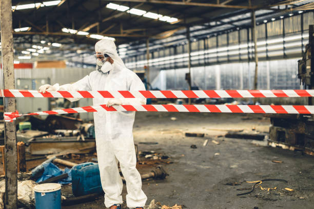 Professional Hoarding Cleanup technician working in Morganville, NJ